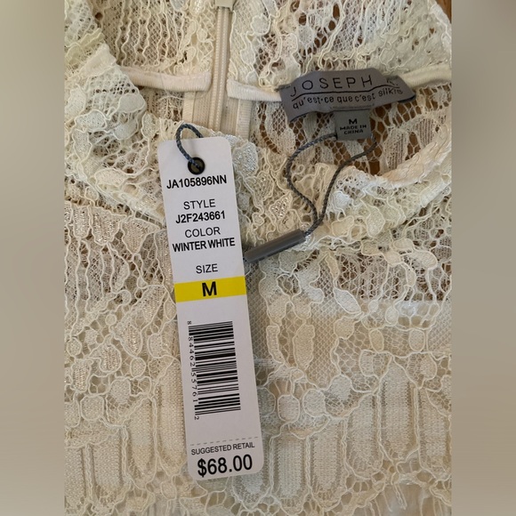 New Joseph A lace mock neck Top size M - Picture 2 of 4